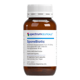 A supplement container of Spore Biotic 60 capsules by SpectrumCeuticals