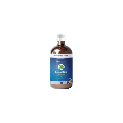 A supplement container of Lemon Balm 1:1 - 500ml by Nutrition Care