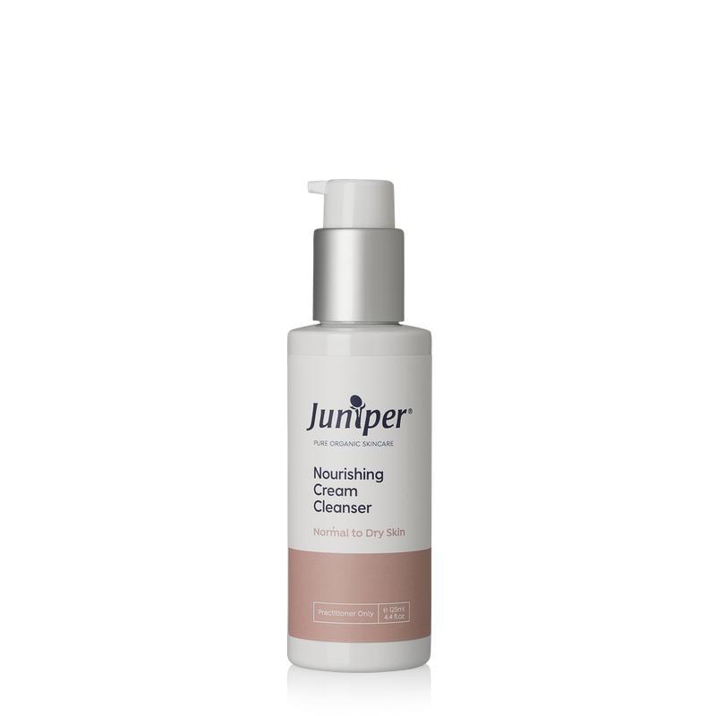 A supplement container of Nourishing Cream Cleanser 125ml by Juniper