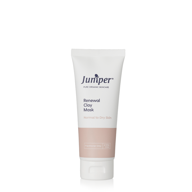 A supplement container of Renewal Argile Brightening Clay Mask 100g by Juniper