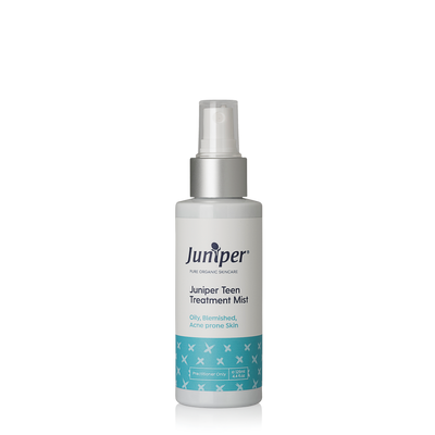 A supplement container of Juniper Teen Treatment Mist 125ml by Juniper