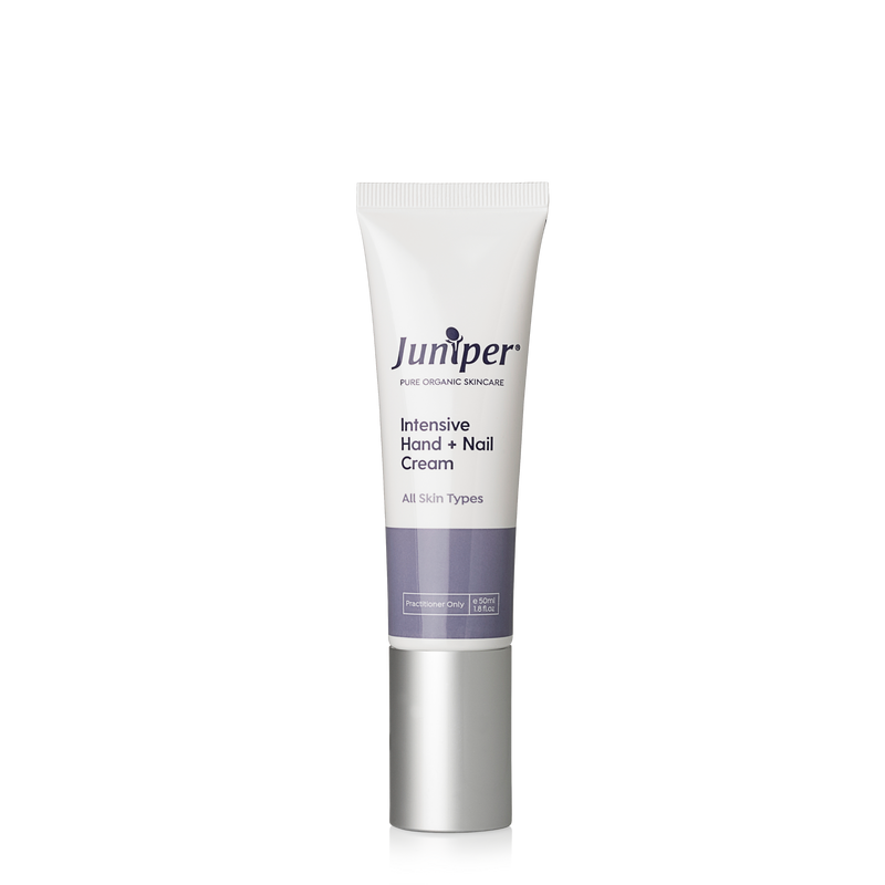 A supplement container of Intensive Hand and Nail Cream 50ml by Juniper