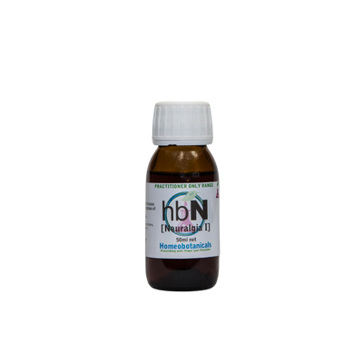 A supplement container of hbN (Neuralgia I) 50ml by Homeobotanicals