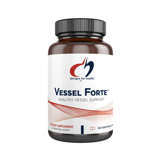 A supplement container of Vessel Forte™ by Designs for Health - USA