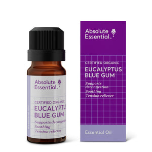 A supplement container of Eucalyptus Blue Gum 10ml by Absolute Essential