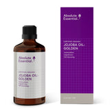 A supplement container of Jojoba Oil: Golden by Absolute Essential