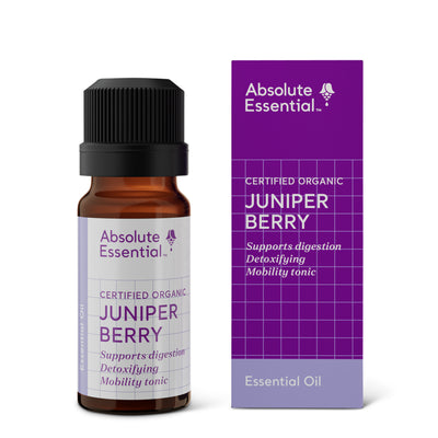 A supplement container of Juniper Berry 10ml by Absolute Essential