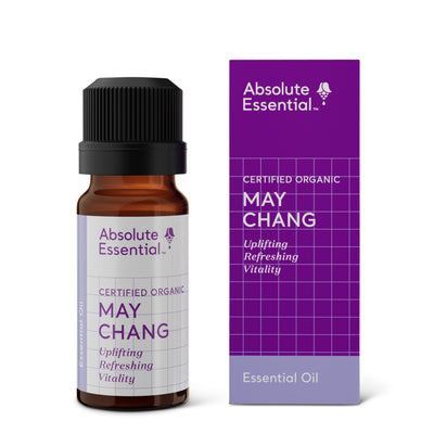 A supplement container of May Chang 10ml by Absolute Essential