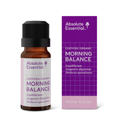 A supplement container of Morning Balance 10ml by Absolute Essential
