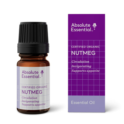 A supplement container of Nutmeg 5ml by Absolute Essential