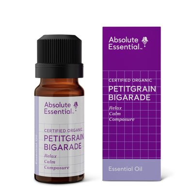 A supplement container of Petitgrain Bigarade 10ml by Absolute Essential