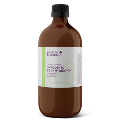 A supplement container of Untouched: Body Hydration by Absolute Essential