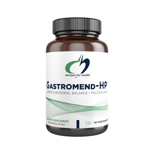 A supplement container of GastroMend-HP (USA) 120c by Designs for Health - USA