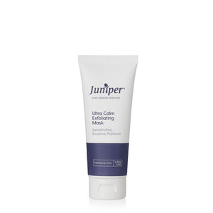 A supplement container of Ultra Calm Exfoliating Mask 100g by Juniper