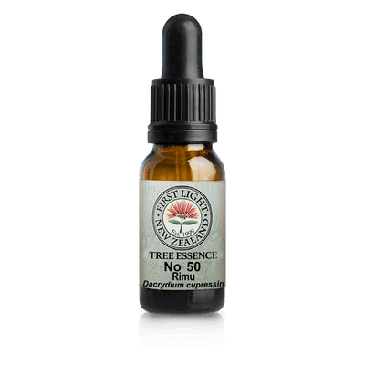 A supplement container of No. 50 - Rimu (Connection) 10ml by First Light Flower Essences