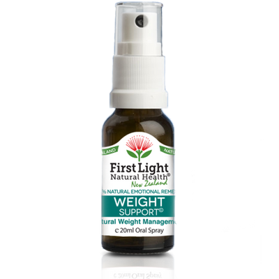 A supplement container of Weight Support (Natural Weight Management) 20ml by First Light Natural Health