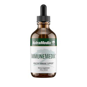 A supplement container of ImmuneMedix 120ml by NutraMedix