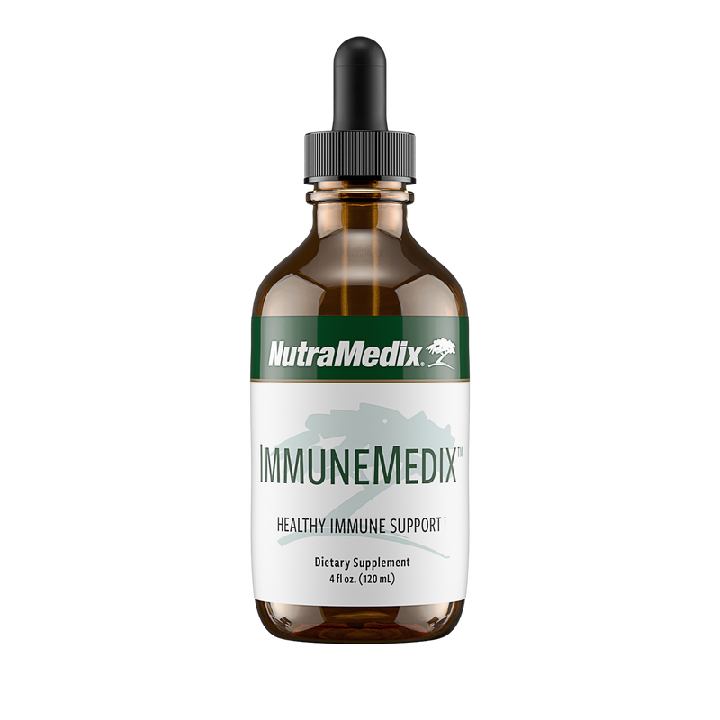 A supplement container of ImmuneMedix 120ml by NutraMedix