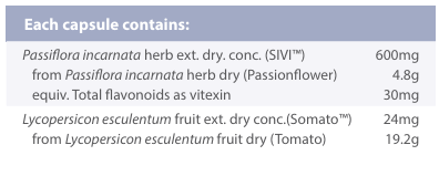 Supplement facts for RestoraSleep