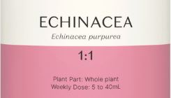 Supplement facts for Echinacea 1:1 listing ingredients including Echinacea Angustifolia, Echinacea purpurea