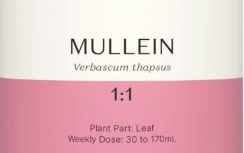 Supplement facts for Mullein 1:1