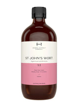 A supplement container of St John's Wort 1:1 by Herbal Extract Company