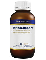 A supplement container of MenoSupport, 60tabs by BioCeuticals Clinical