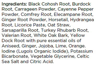 Supplement facts for Joint Support