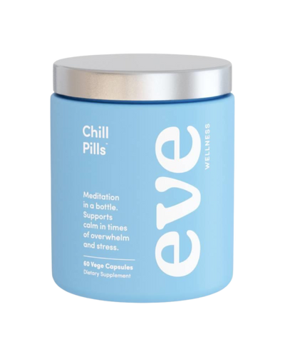 A supplement container of Chill Pills by Eve
