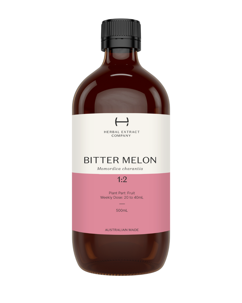 A supplement container of Bitter Melon 1:2 by Herbal Extract Company
