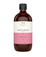 A supplement container of Oats Green 1:1 by Herbal Extract Company