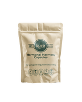 A supplement container of Hormone Harmony Refill Pouch  (Previously Hempseed Oil and Maca) by Kure