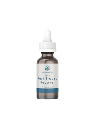 A supplement container of NBWS Past Trauma Recover by Medicine Tree