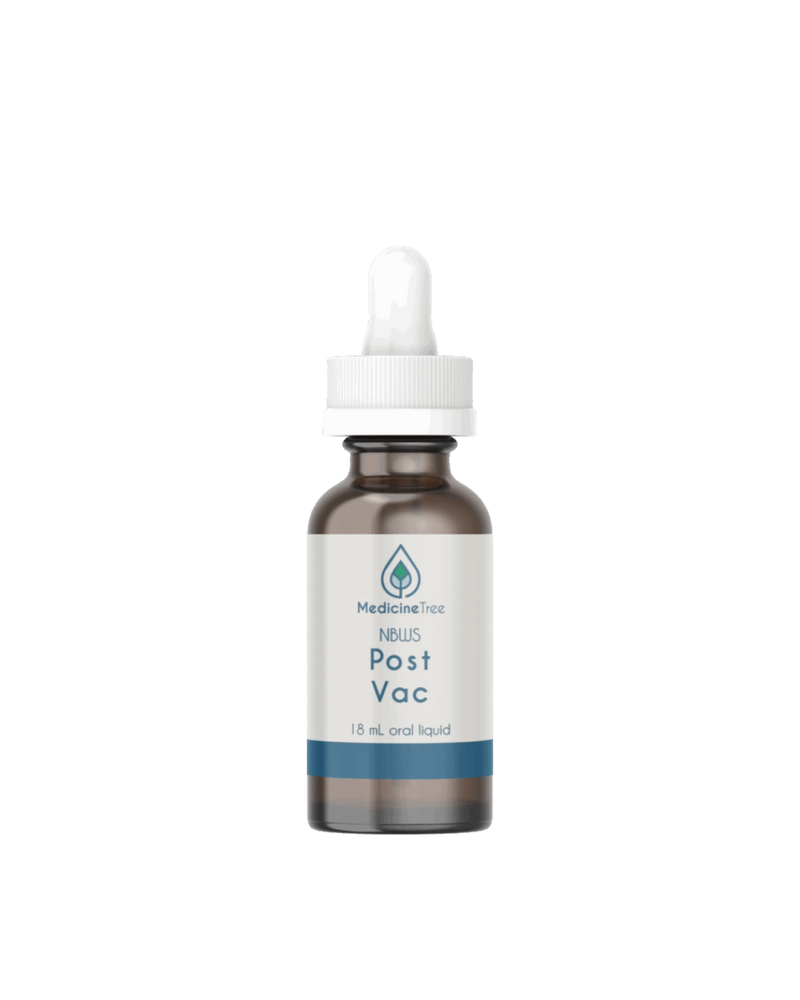 A supplement container of NBWS Post Vac by Medicine Tree