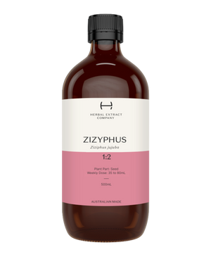 A supplement container of Zizyphus 1:2 by Herbal Extract Company