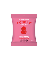 A supplement container of Raspberry Gummy Frogs by Funday Natural Sweets