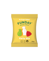 A supplement container of Party Mix by Funday Natural Sweets
