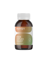 A supplement container of Deer Velvet 500mg Capsules by Skybright