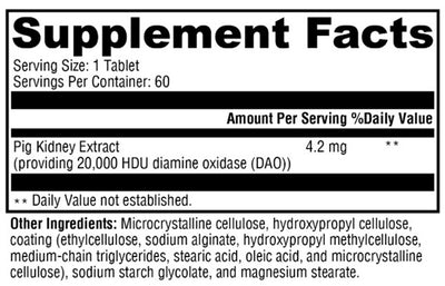 Supplement facts for HistDAO