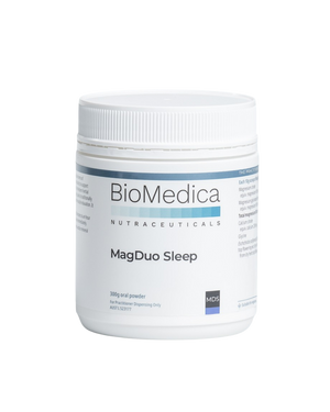 A supplement container of MagDuo Sleep by Bio-Medica