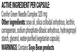 Supplement facts for Pro-Cell Defender