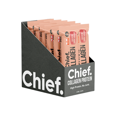 Chief Collagen Protein Bars (Boxes of 12)