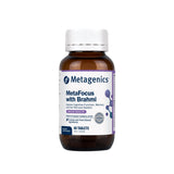 A Supplement container with the name MetaFocus with Brahmi by Metagenics