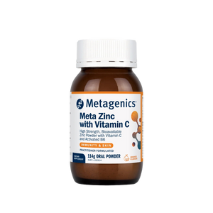 A supplement called Meta Zinc with Vitamin C.