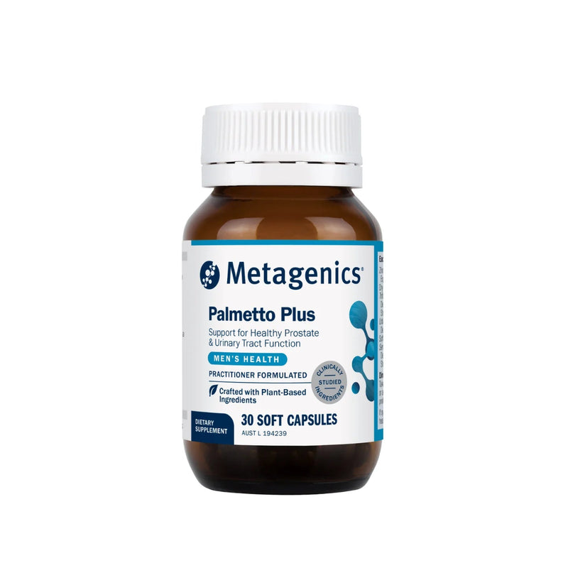 A supplement called Palmetto Plus by Metagenics.