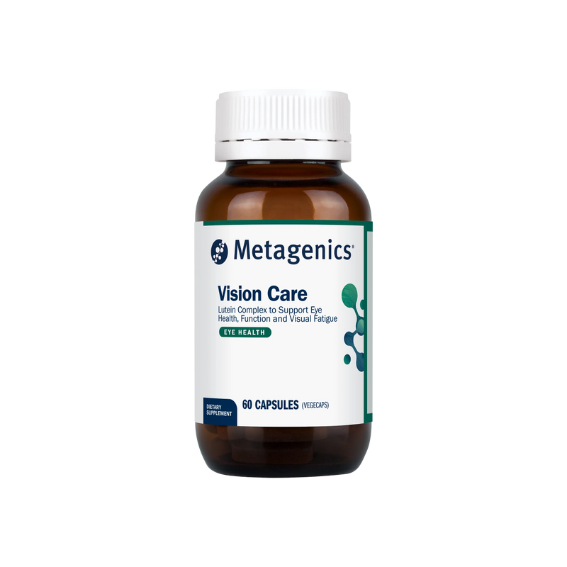 A supplement called Vision Care by Metagenics