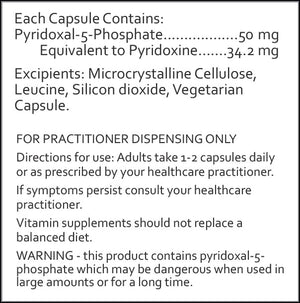 Supplement facts for Active B6 by RN Labs