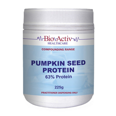A Supplement container with the name Pumpkin Seed protein by Bio-Activ.