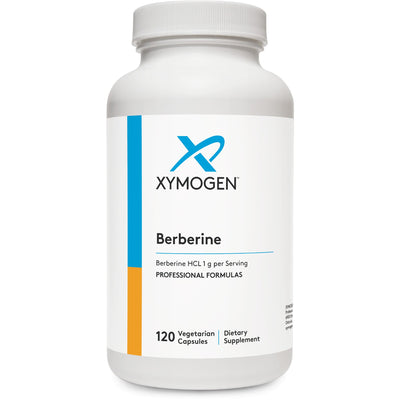 A Supplement container with the name Berberine y Xymogen