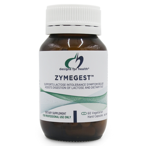 A supplement container of ZymeGest™ by Designs for Health